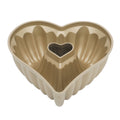 Martha Stewart Festive Holiday 10.25" x 10.75" x 3.9" Cast Aluminum Cake Mold - Heart Shaped - Non-Stick - Color Sleeve