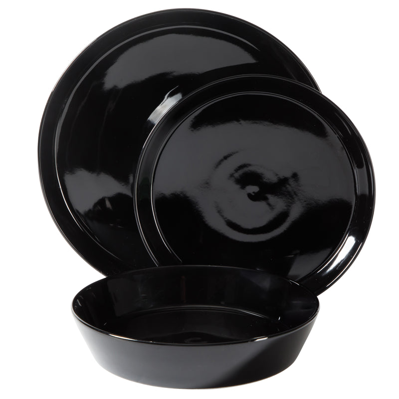 Martha Stewart Everyday Faretta 12pc Dinnerware Set - Round - Solid Color - Fine Ceramic - GBX w/ RM