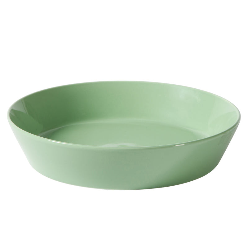 Martha Stewart Everyday Faretta 12pc Dinnerware Set - Round - Solid Color: Sage - Fine Ceramic - GBX w/ RM