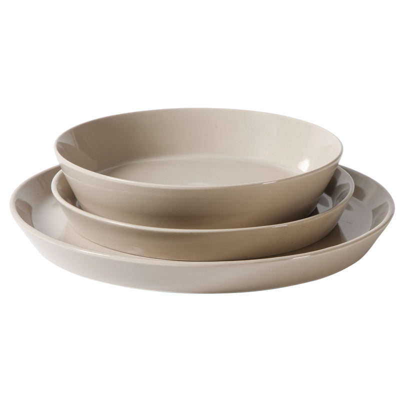 Martha Stewart Everyday Faretta 12pc Dinnerware Set - Round - Solid Color - Fine Ceramic - GBX w/ RM
