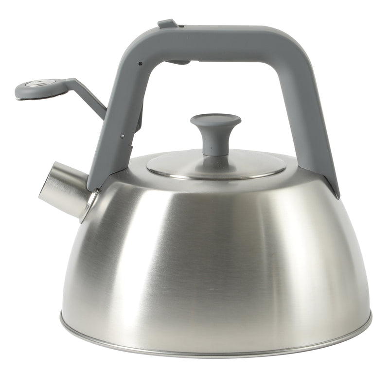 Oster Beauford 2.85 qt Tea Kettle w/ Lid - Brushed - Nylon Handle - Stainless Steel - Color Sleeve