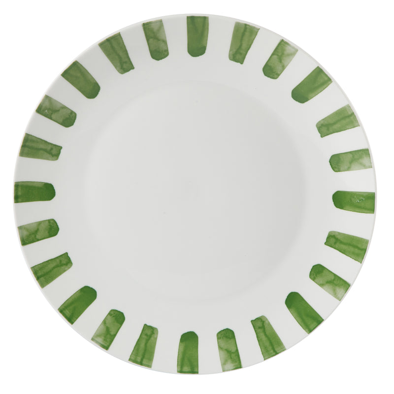 Gibson Home Pacific Waves 12pc Dinnerware Set - Decorated - Fine Ceramic - Gift Box