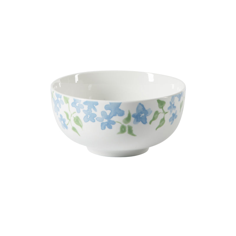 Gibson Home Garden Aisle 12pc Dinnerware Set - Blue - Decorated - Fine Ceramic - Gift Box