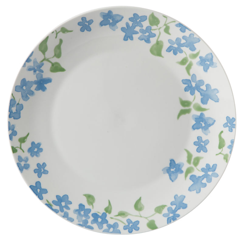 Gibson Home Garden Aisle 12pc Dinnerware Set - Blue - Decorated - Fine Ceramic - Gift Box