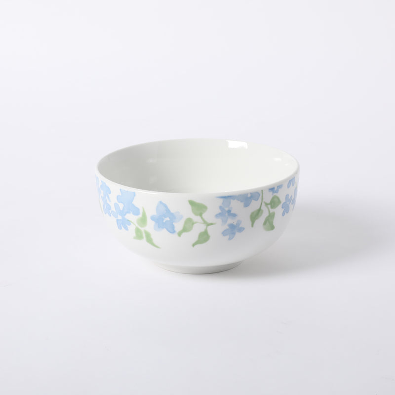Gibson Home Garden Aisle 2pc 6" Cereal Bowl Set - Blue - Decorated - Fine Ceramic - Color Sleeve