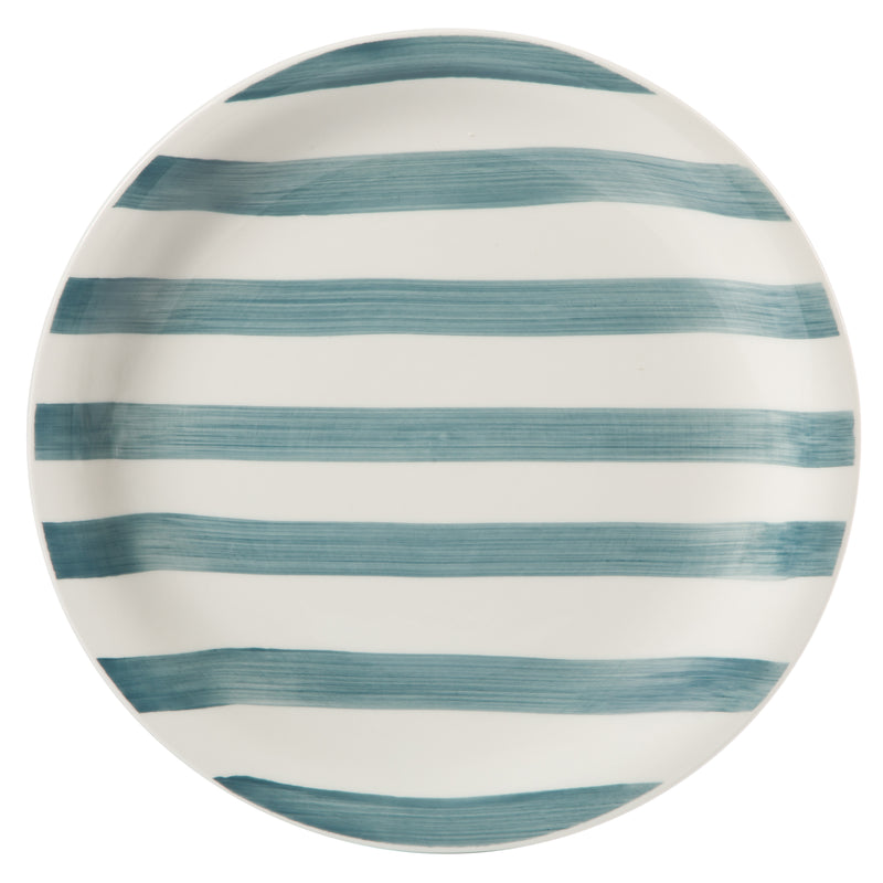 Gibson Home Kenwood Shores 12pc Dinnerware Set - Handpainted - Stoneware - Gift Box
