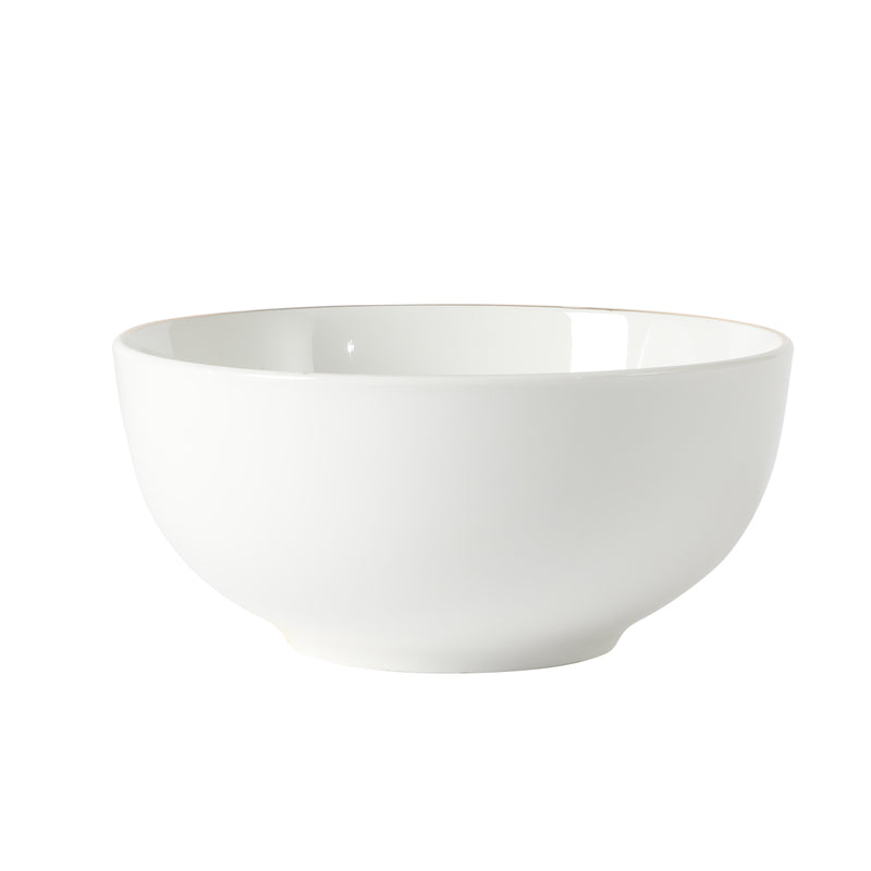 Gibson Home Ogalla 6" Cereal Bowl - Gold Banded - 1.5mm Band - Decorated - Fine Ceramic- Open Stock w/ UPC Label