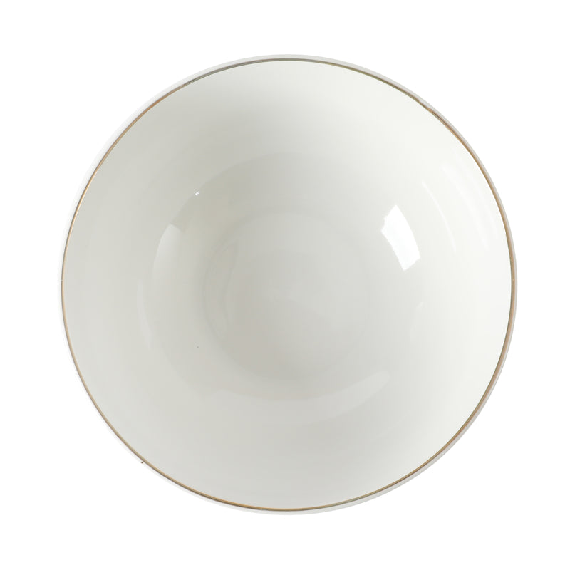 Gibson Home Ogalla 6" Cereal Bowl - Gold Banded - 1.5mm Band - Decorated - Fine Ceramic- Open Stock w/ UPC Label