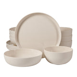 Gibson Home Candy Skies 12pc Wheatstraw Dinnerware Set - Solid Color - 2800G - Gift Box