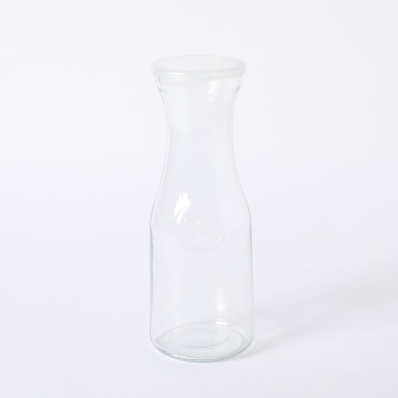 Gibson Home Windchill 1.0L Carafe w/ PP Lid - Clear - Machine Made - Glassware - Open Stock w/ Sticker