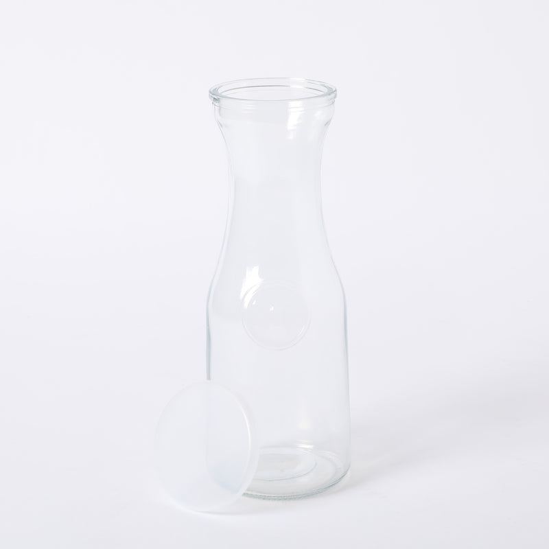 Gibson Home Windchill 1.0L Carafe w/ PP Lid - Clear - Machine Made - Glassware - Open Stock w/ Sticker