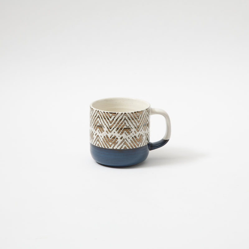 Gibson Home Spruce Garden 17oz Mug - 4 Assorted Designs - Wax Relief - Stoneware - Open Stock w/ UPC Label
