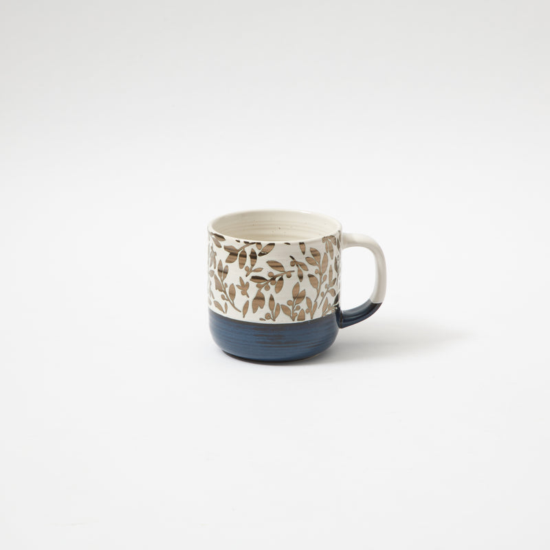 Gibson Home Spruce Garden 17oz Mug - 4 Assorted Designs - Wax Relief - Stoneware - Open Stock w/ UPC Label