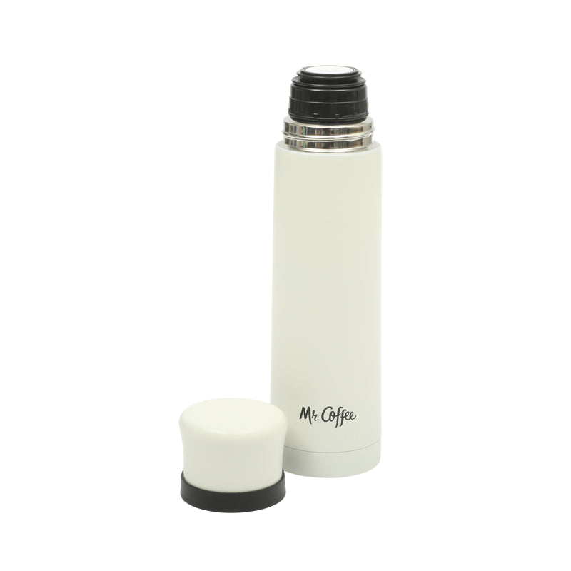 Mr Coffee Silverleaf 23 oz Double Wall Stainless Steel Thermal Bottle w/ Lid - Open Stock
