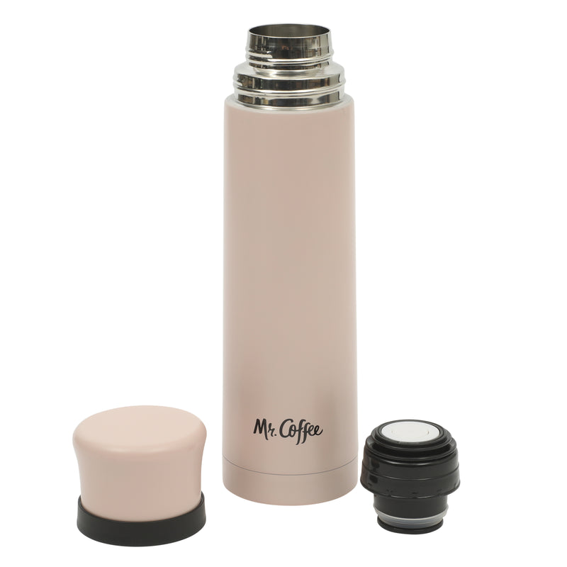 Mr Coffee Silverleaf 23 oz Double Wall Stainless Steel Thermal Bottle w/ Lid - Open Stock