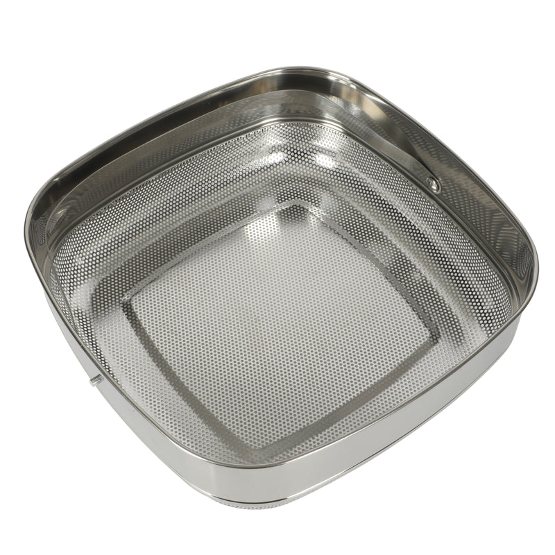 Crock-Pot Northvale 5.3qt Cast Aluminum Sauté Pan w/ Steamer & Lid - Square - Nonstick Ceramic Int - Induction - Soft Touch Handle - GBX