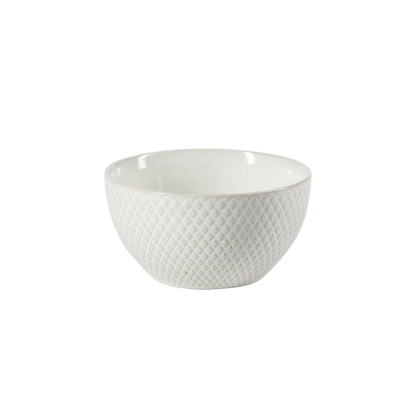 Gibson Elite Earlhart 12pc Dinnerware Set - 4 Assorted Designs - Cream - Reactive Glaze - Stoneware - Gift Box