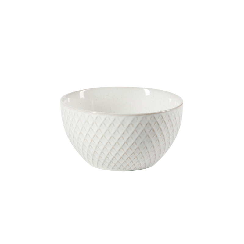 Gibson Elite Earlhart 12pc Dinnerware Set - 4 Assorted Designs - Cream - Reactive Glaze - Stoneware - Gift Box