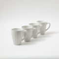 Gibson Elite Earlhart 16 oz Mug - 4 Assorted Designs - Cream - Reactive Glaze - Stoneware - Open Stock