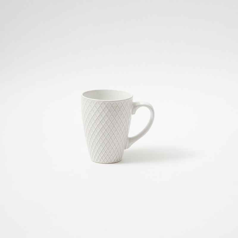 Gibson Elite Earlhart 16 oz Mug - 4 Assorted Designs - Cream - Reactive Glaze - Stoneware - Open Stock