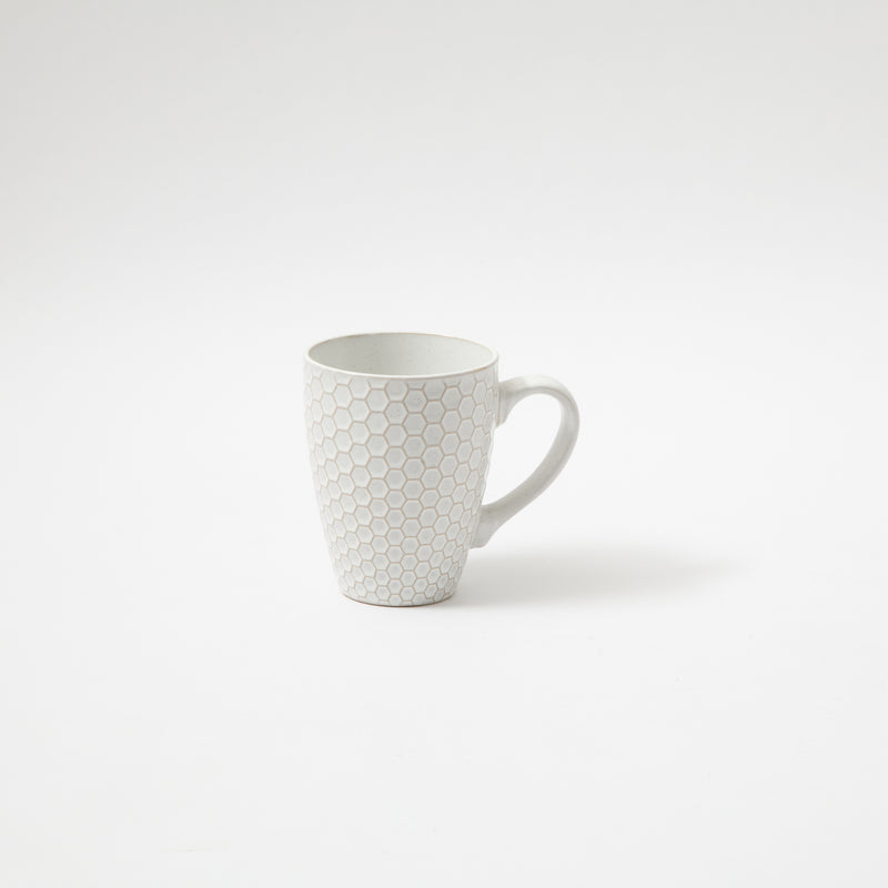 Gibson Elite Earlhart 16 oz Mug - 4 Assorted Designs - Cream - Reactive Glaze - Stoneware - Open Stock