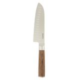 Babish 6.5" German Steel Santoku Knife w/ Paka Wood Handle - Gift Box w/ Remailer