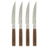 Babish 4 pc 4.9" German Steel Steak Knives w/ Paka Wood Handle - Gift Box w/ Remailer
