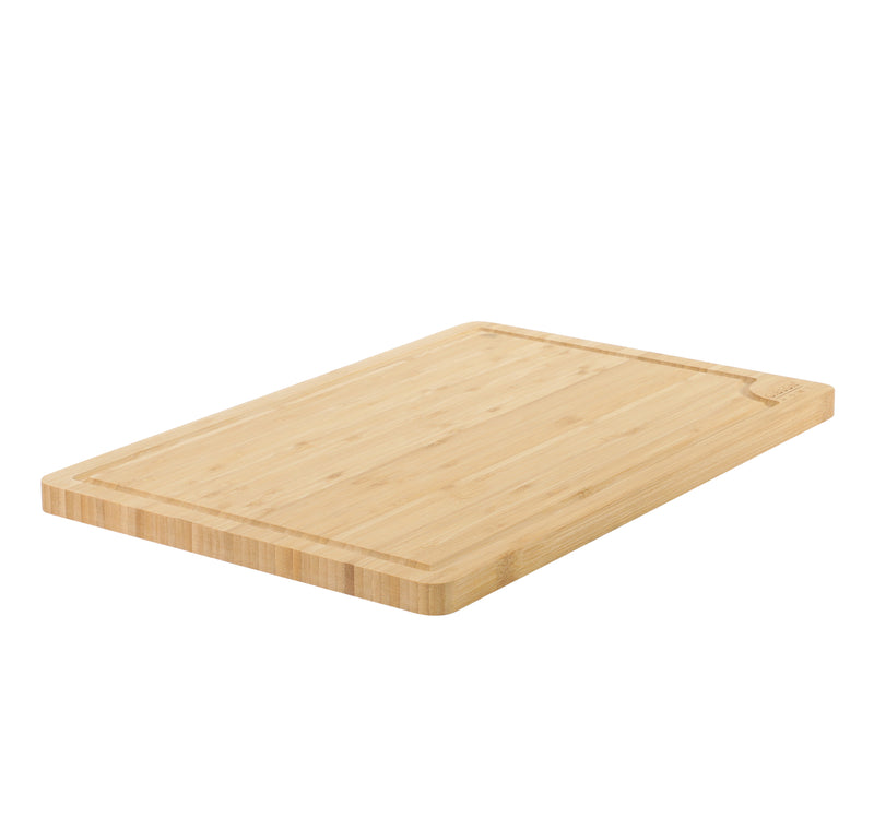 Gibson Home Forestview 18" x 12" Bamboo Cutting Board - Rectangle - Oil Finished - Color Sleeve