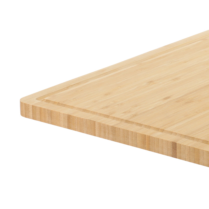 Gibson Home Forestview 18" x 12" Bamboo Cutting Board - Rectangle - Oil Finished - Color Sleeve