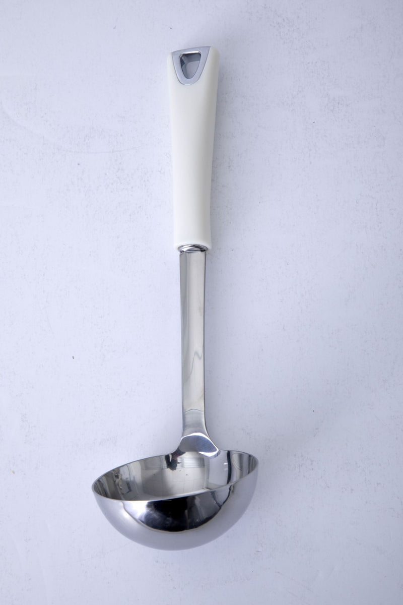 Martha Stewart Everyday Drexler Ladle - Linen - TPR Handle - Stainless Steel - O/S w/ Tie Card