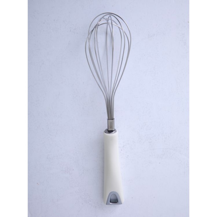Martha Stewart Everyday Drexler Wire Whisk - Linen - TPR Handle - Stainless Steel - O/S w/ Tie Card