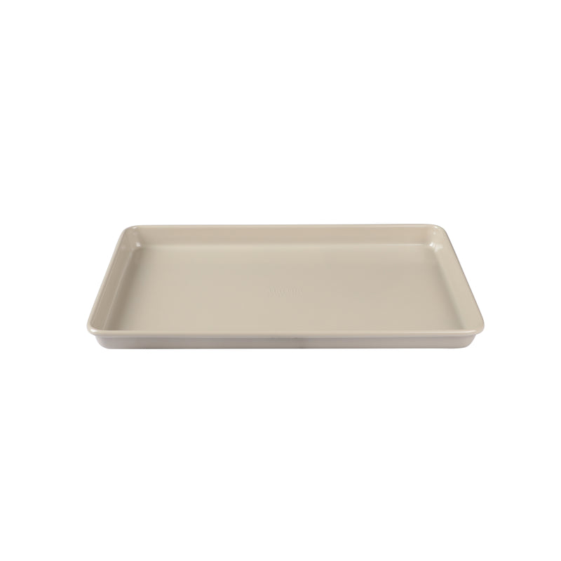 Martha Stewart Gallen 3pc 13", 15" & 17" Carbon Steel Cookie Sheet Set - Color Label w/ Remailer