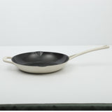 Martha Stewart Gatwick 12" Enameled Cast Iron Skillet - Gray Interior - Round - Color Sleeve w/ RM