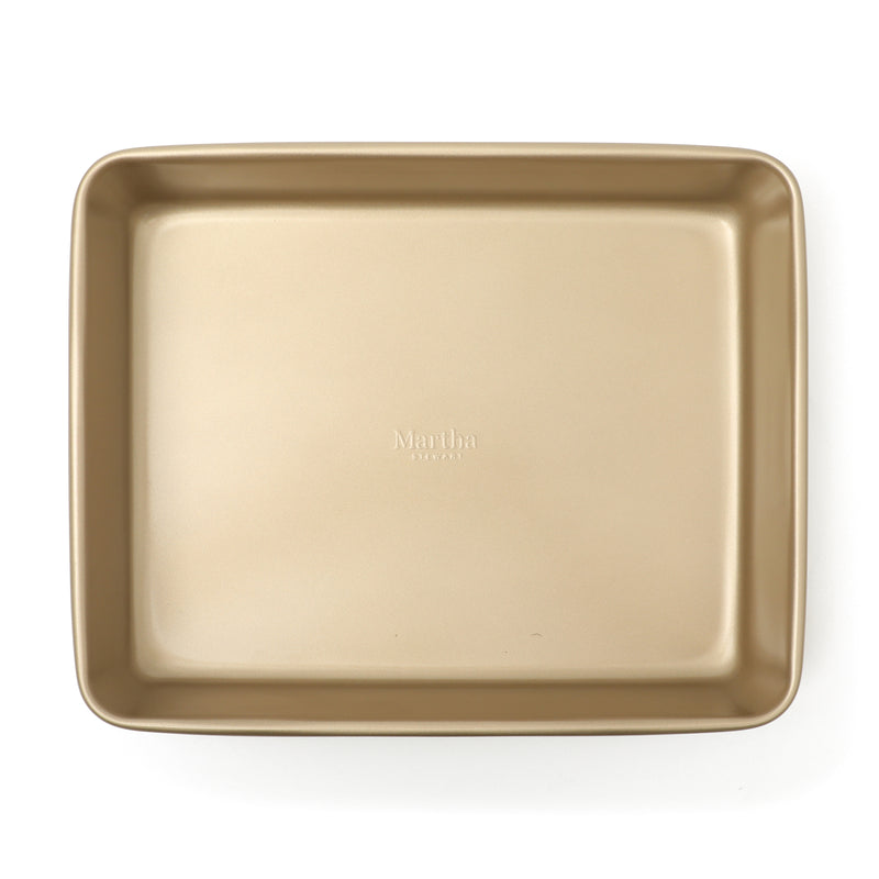 Martha Stewart Gallen 3pc Carbon Steel Bake Pan Set - Champagne - Non-Stick - Gift Box