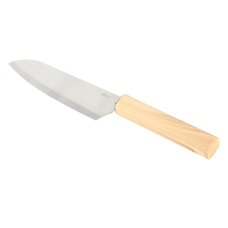 Oster Huntingfield 2pc Stainless Steel Cutlery Set - PP w/ Olive Wood Look - Clampack
