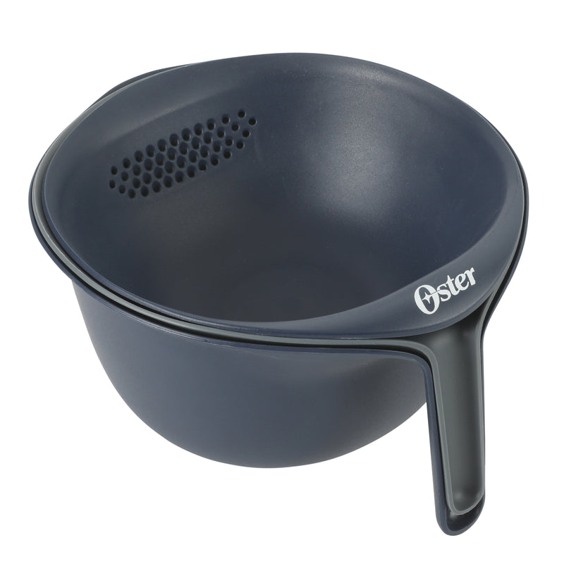 Oster Bluemarine 3pc PP Colander & Bowl Set - Color Sleeve