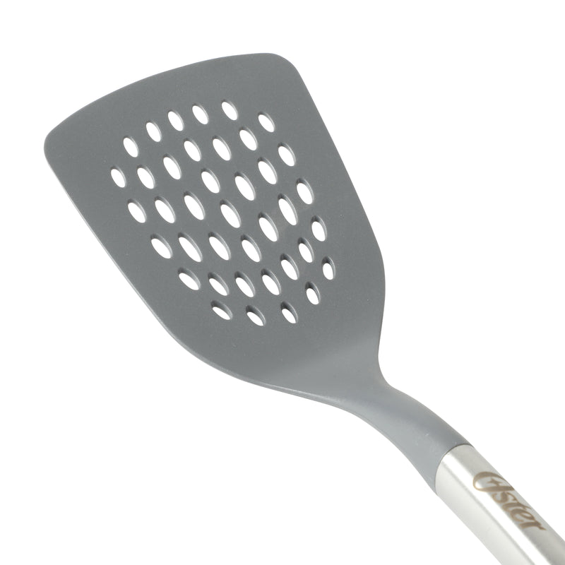 Oster Chadswyck 13" Slotted Turner - Nylon Head - Stainless Steel Handle -Tie Card