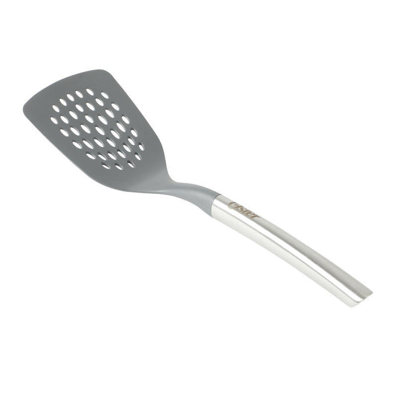 Oster Chadswyck 13" Slotted Turner - Nylon Head - Stainless Steel Handle -Tie Card