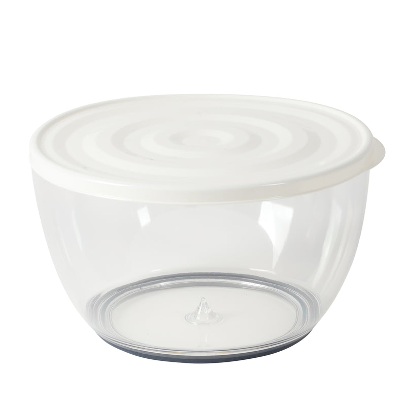 Sur La Table Kitchen Essentials 6.3 qt Salad Spinner - PS/PP/ABS/TRP - Stainless Steel - Gift Box