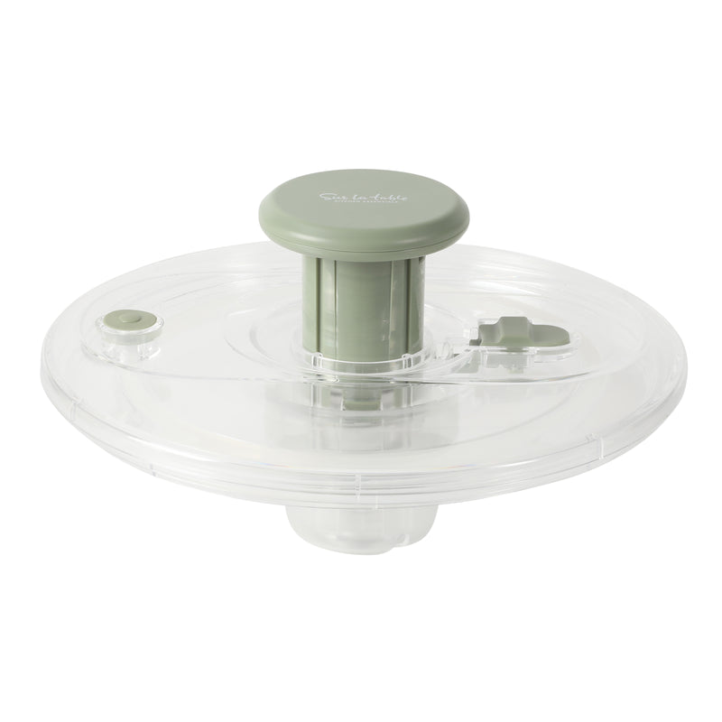 Sur La Table Kitchen Essentials 6.3 qt Salad Spinner - PS/PP/ABS/TRP - Stainless Steel - Gift Box