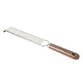 Sur La Table Kitchen Essentials Stainless Steel Long Grater - Etched Stainless Steel Blade - Black Walnut WoodHandle - Tie Card