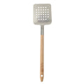 Sur La Table Kitchen Essentials Slotted Turner - Stainless Steel Head - Beech Wood Handle - Tie Card