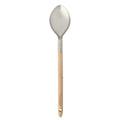 Sur La Table Kitchen Essentials Spoon - Stainless Steel Head - Beech Wood Handle - Tie Card