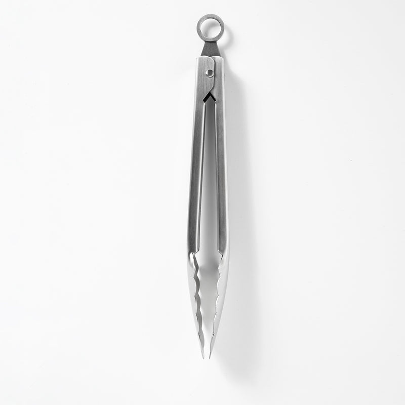 Sur La Table 8.5" Stainless Steel Tongs - Tie Card