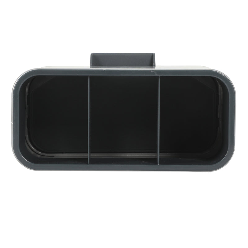 Gibson Home Ledgebrook - 7.04 IN L X 3.74 IN W X 5.3 IN H Sink Caddy  - Metal Panel / PP Base / ABS Cover / Powder Coat Tray - Silk Logo Print - SS - Gift Box w/ Remailer
