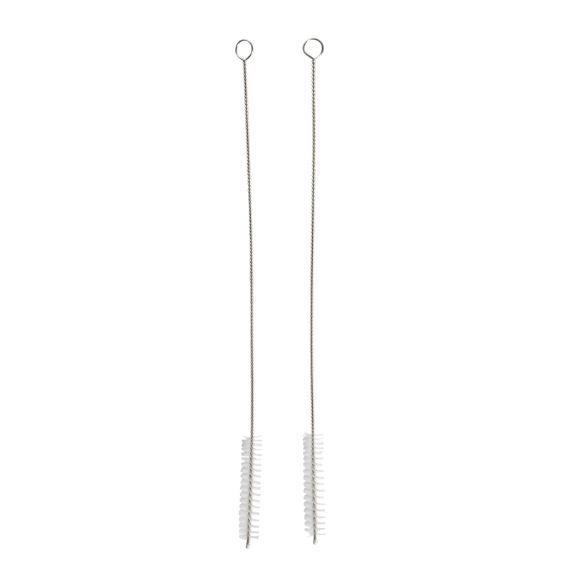 Gibson Home Zadie 10pc 18oz Borosilicate Glass Tumblers w/ Glass Straws & Cleaning Brush Set - Clear - Gift Box