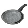 Gibson Home Clipperton 2pc Carbon Steel 11" & 9.5" Frying Pan - Grey Speckle Interior - Matte Charcoal Exterior - Soft Touch Handle - Open Stock Color w/ Label