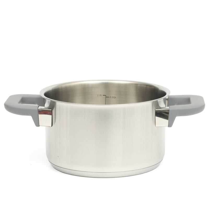 Oster Beauford 9 pc Stainless Steel Cookware Set - Soft Touch Handle - Gift Box