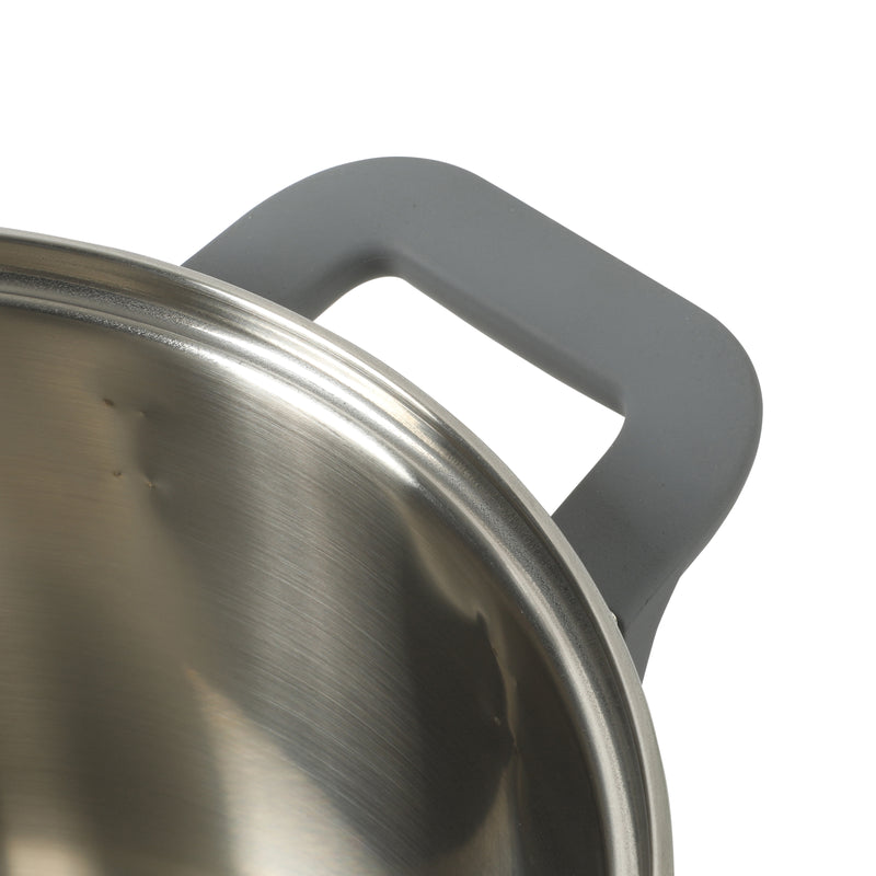 Oster Beauford 5qt Stainless Steel Stock Pot w/ Steamer & Deep Pasta Insert - Soft Touch Handle - Gift Box