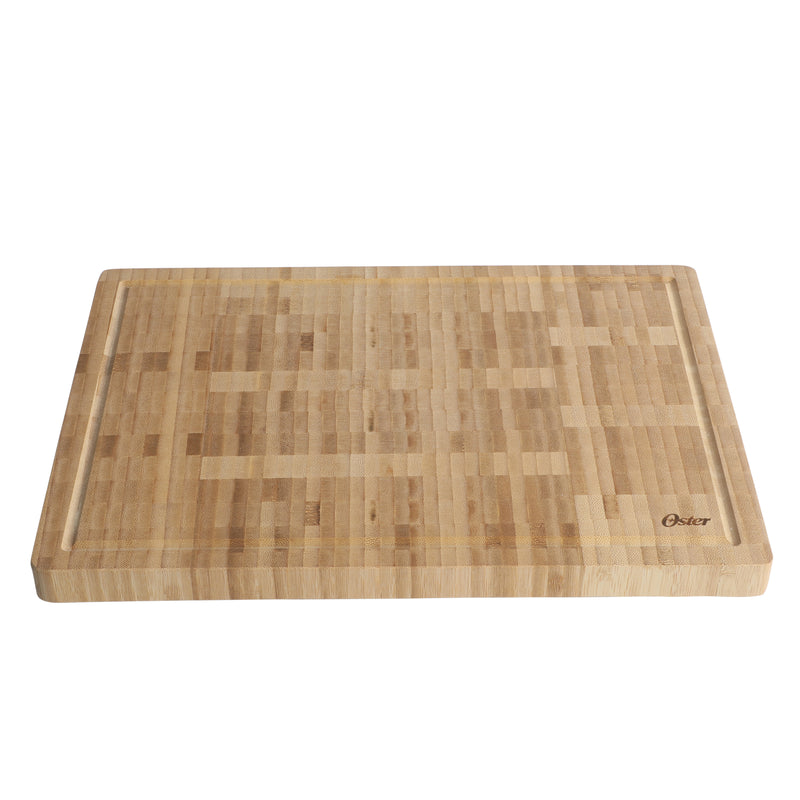 Oster Capeheart 16.5" X 11.8" Bamboo Cutting Board - Rectangle - Oil Finished - Color Label